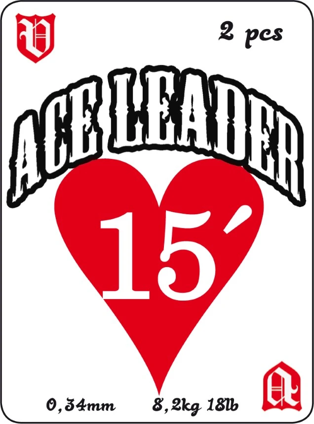 Vision ACE Tapered Leader 15ft - 2 Pieces 3 Vision ACE Tapered Leader 15ft - 2 Pieces