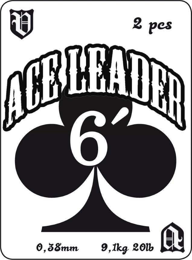 Vision ACE Tapered Leader 6ft - 2 Pieces 3 Vision ACE Tapered Leader 6ft - 2 Pieces