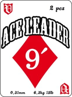 Vision ACE Tapered Leader 9ft - 2 Pieces