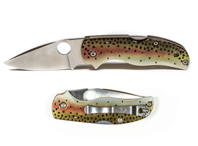 Abel Spyderco Knife Rainbow Trout 3 Abel Spyderco Knife Rainbow Trout