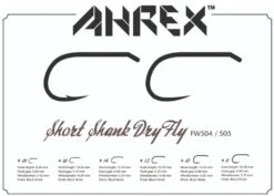 Ahrex FW505 Short Shank Dry Barbless -Aanbevolen Winkels Voor Visuitrusting Ahrex FW505 Short Shank Dry Barbless AFW505 XX 505 1 2