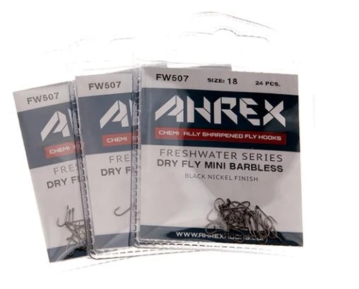 Ahrex FW507 Dry Fly Mini Barbless 4 Ahrex FW507 Dry Fly Mini Barbless - Afbeelding 2