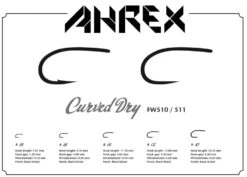 Ahrex FW510 Curved Dry Fly -Aanbevolen Winkels Voor Visuitrusting Ahrex FW510 Curved Dry Fly AFW510 XX 510 1 1