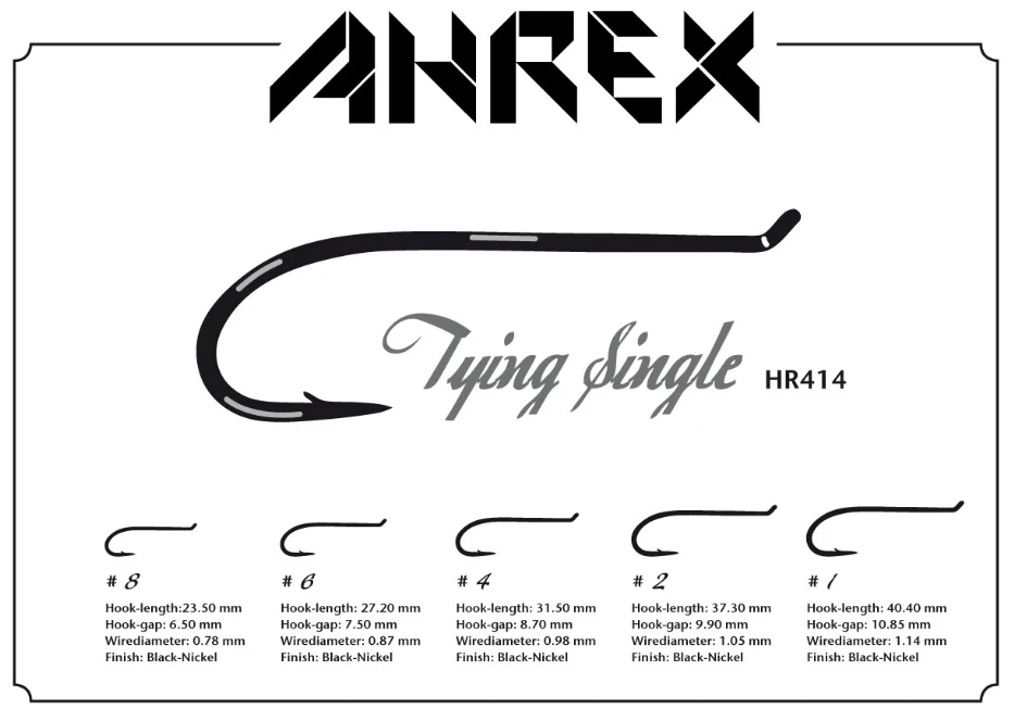 Ahrex HR Tying Single Hooks 5 Ahrex HR Tying Single Hooks - Afbeelding 3