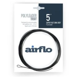 Airflo Polyleader Trout 5ft -Aanbevolen Winkels Voor Visuitrusting Airflo Polyleader Trout 5ft POL 5TR trout 5 super fast sink