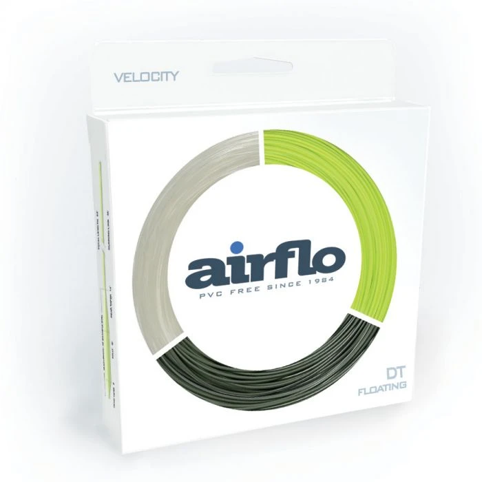 Airflo Velocity Floating DT Optic Green Fly Line 3 Airflo Velocity Floating DT Optic Green Fly Line