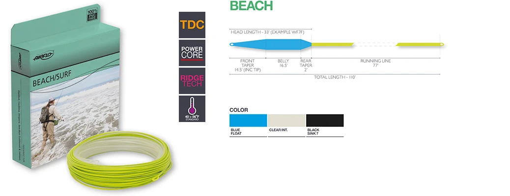 Airflo Beach WF Fly Line 4 Airflo Beach WF Fly Line - Afbeelding 2