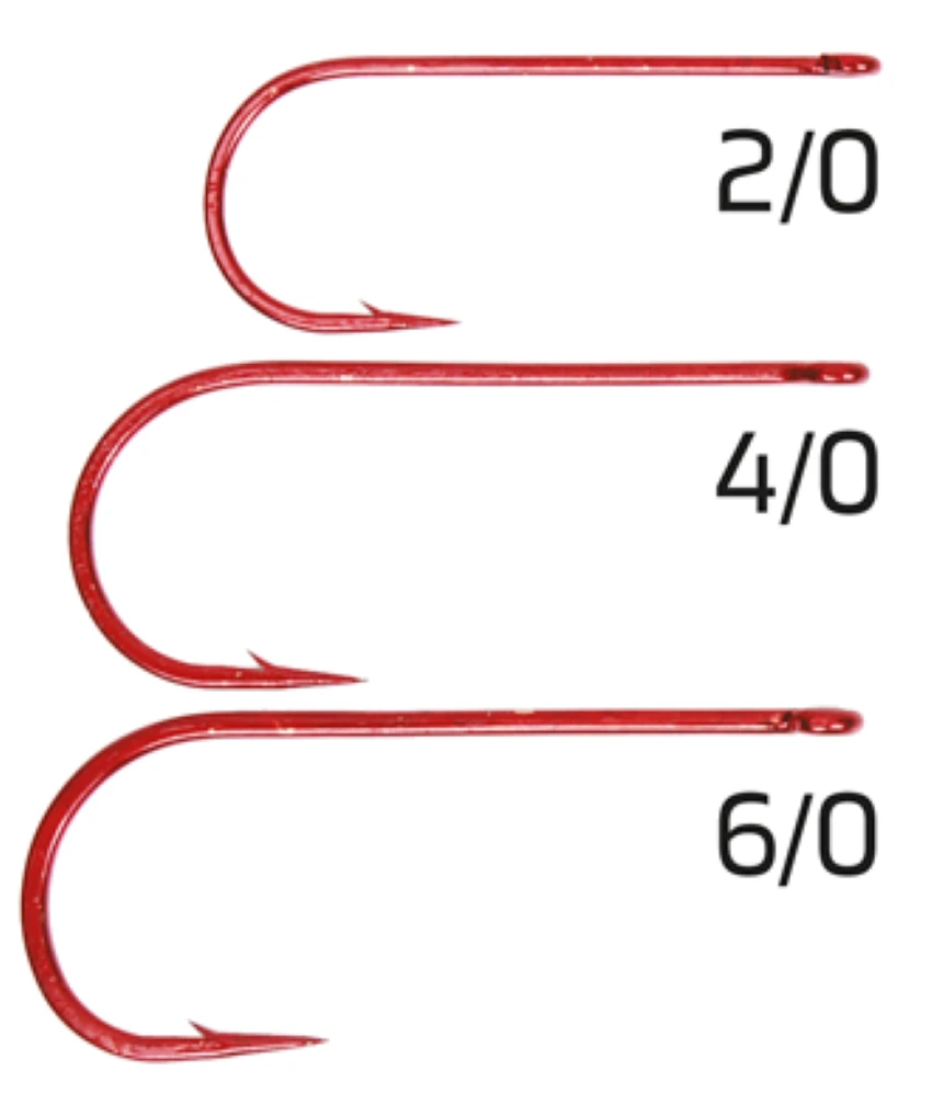 Vision Big Mama Hook Red 10 Pc 4 Vision Big Mama Hook Red 10 Pc - Afbeelding 2