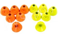 Brass X-Eyed 11mm Coneheads 6pc