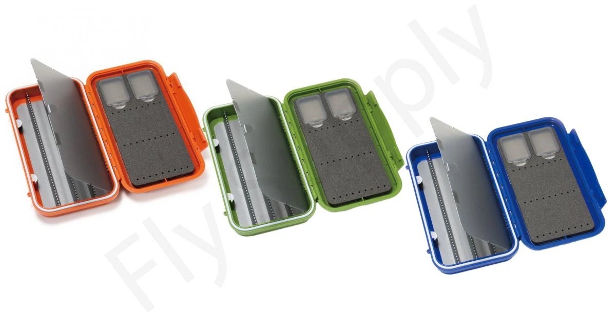 C&F Large 3-Row Waterproof Tube Fly Case CF-3404V With 4 Compartments 3 C&F Large 3-Row Waterproof Tube Fly Case CF-3404V With 4 Compartments