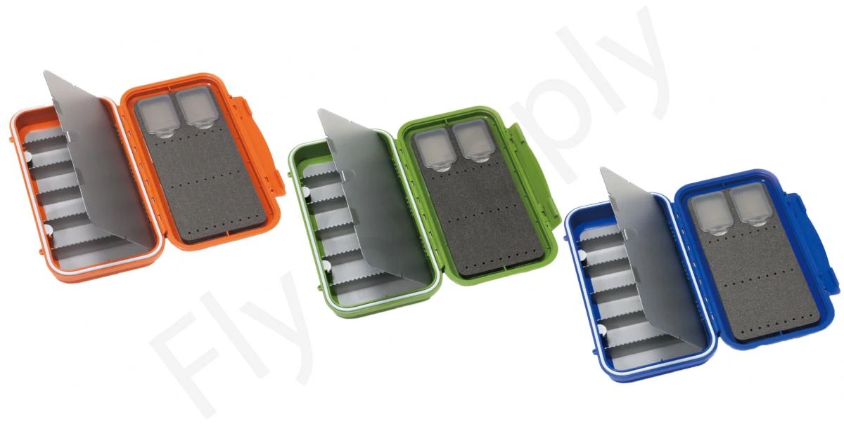 C&F Large 3-Row Waterproof Tube Fly Case CF-3406H With 6 Compartments 3 C&F Large 3-Row Waterproof Tube Fly Case CF-3406H With 6 Compartments