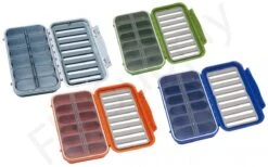 C&F Large 8-Row Waterproof CF-3308 Fly Case With 12 Compartments