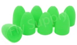Cascade Foam Poppers Large 8pc -Aanbevolen Winkels Voor Visuitrusting Cascade Foam Poppers Large 8pc FS TYING CFPO X lime chartreuse