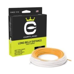 Cortland Long Belly Distance Floating WF Fly Line -Aanbevolen Winkels Voor Visuitrusting Cortland Long Belly Distance Floating WF Fly Line CORT LONGBELLYDIS XXX longbellydistanceorangewhite