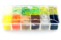 Dubbing Dispensers 12 Color Lifecycle Caddis