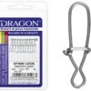 Dragon Spinn Lock Snap 10pc -Aanbevolen Winkels Voor Visuitrusting Dragon Spinn Lock Snap 10pc DRAGONLOCK XXX dragon spinnlock
