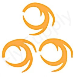 Dragon Tails XXL 3pc Original Pacchiarini's -Aanbevolen Winkels Voor Visuitrusting Dragon Tails XXL 3pc Original Pacchiarinis FSTYING DTXXL X fluo orange