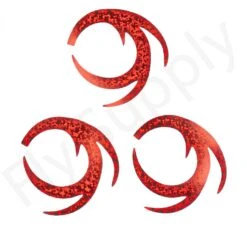 Dragon Tails XXL 3pc Original Pacchiarini's -Aanbevolen Winkels Voor Visuitrusting Dragon Tails XXL 3pc Original Pacchiarinis FSTYING DTXXL X holographic red