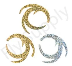 Dragon Tails XXL 3pc Original Pacchiarini's -Aanbevolen Winkels Voor Visuitrusting Dragon Tails XXL 3pc Original Pacchiarinis FSTYING DTXXL X holographic silver fold