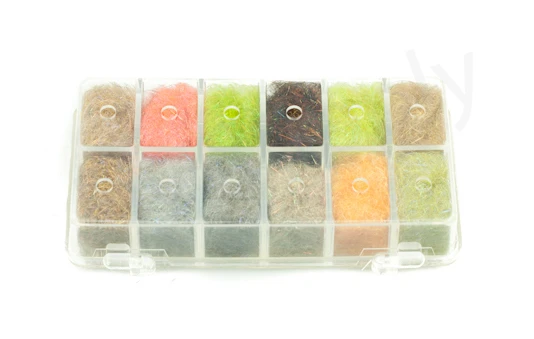 Dubbing Dispensers 12 Color SLF Dave Whitlock I 4 Dubbing Dispensers 12 Color SLF Dave Whitlock I - Afbeelding 2