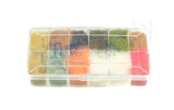 Dubbing Dispensers 12 Color SLF Dave Whitlock II