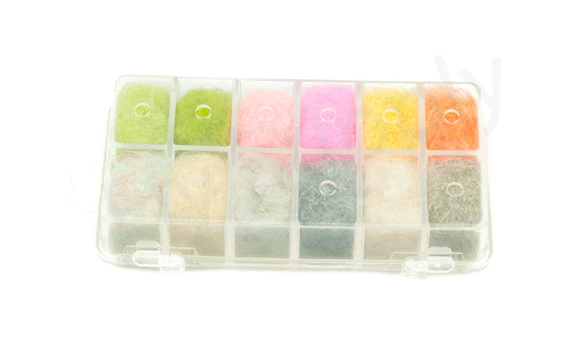 Dubbing Dispensers 12 Color Sow Scud I 4 Dubbing Dispensers 12 Color Sow Scud I - Afbeelding 2