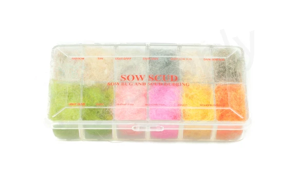 Dubbing Dispensers 12 Color Sow Scud I 3 Dubbing Dispensers 12 Color Sow Scud I