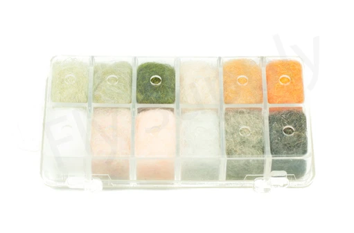 Dubbing Dispensers 12 Color Sow Scud II 4 Dubbing Dispensers 12 Color Sow Scud II - Afbeelding 2