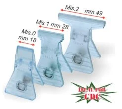 Stonfo Dubbing Clips Clear 2pc