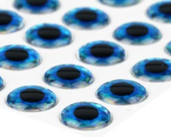 3D Epoxy Eyes Holographic Blue 20pc