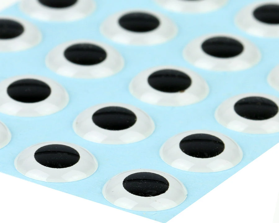 3D Epoxy Eyes White 20pc 3 3D Epoxy Eyes White 20pc