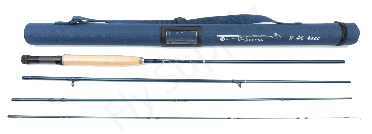 Euro Flies Access Allround Trout & Perch Complete Set #6 - 9ft 4 Euro Flies Access Allround Trout & Perch Complete Set #6 - 9ft - Afbeelding 2