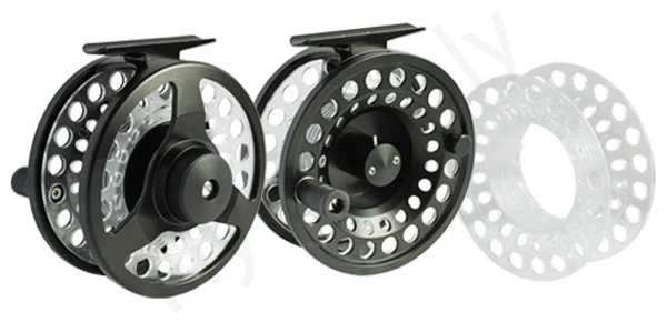 Euro Flies Cassette Black Reel Incl 4 Spare Spools 4 Euro Flies Cassette Black Reel Incl 4 Spare Spools - Afbeelding 2