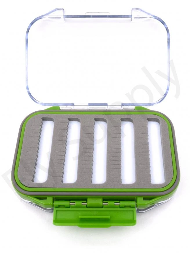 Euro Flies Double Box Waterproof Clear Green 3 Euro Flies Double Box Waterproof Clear Green