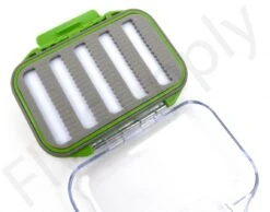 Aanbevolen Winkels Voor Visuitrusting -Aanbevolen Winkels Voor Visuitrusting Euro Flies Double Box Waterproof Clear Green EF DBWATCLGR XXX dsc00525 bewerkt