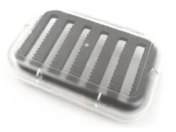 Euro Flies Double Slit Foam Fly Box Clear