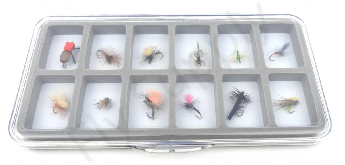 Euro Flies High 12 Compartment Fly Box