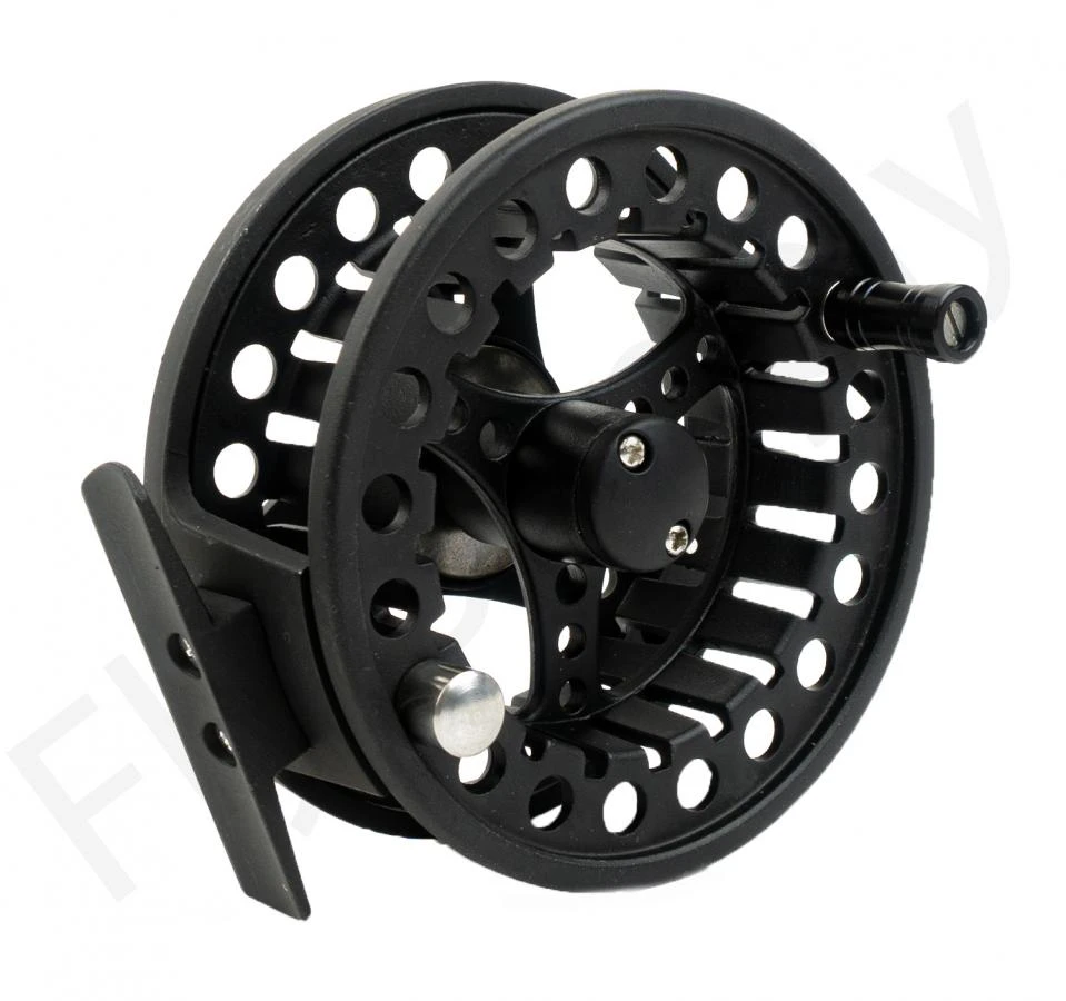 Euro Flies Large Arbour Reel Black 4 Euro Flies Large Arbour Reel Black - Afbeelding 2