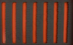 Euro Flies Lightweight Slit Foam Fly Box -Aanbevolen Winkels Voor Visuitrusting Euro Flies Lightweight Slit Foam Fly Box EF LWBOX XXX dsc04289