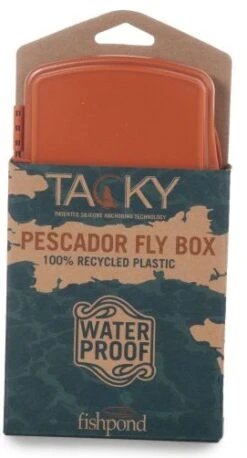 Fishpond Tacky Pescador Fly Box Burnt Orange -Aanbevolen Winkels Voor Visuitrusting Fishpond Tacky Pescador Fly Box Burnt Orange TPFB BO pescador orange 5