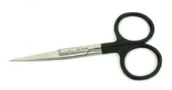 Fly Scene Black Tungsten Carbide Hair Scissor Straight 4 1/2inch