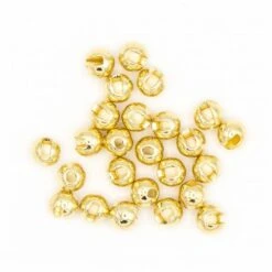 Fly Scene Tungsten Slotted Beads Gold 25pc