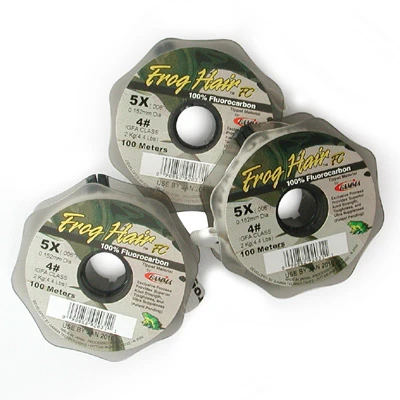 Frog Hair Fluorocarbon 100m Guide Spool 3 Frog Hair Fluorocarbon 100m Guide Spool