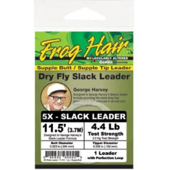 Frog Hair George Harvey 11,5 Ft Dry Fly Slack Leader