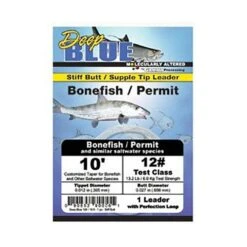 Frog Hair Deep Blue Bonefish/Permit 10ft Leader