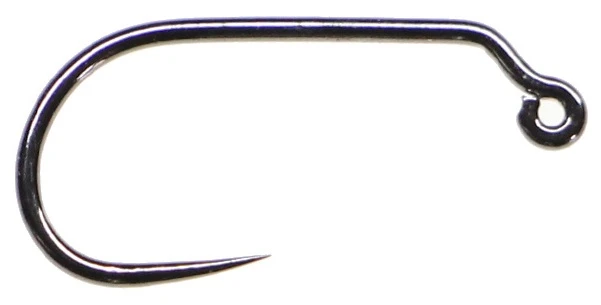 Fulling Mill Jig Force Barbless Black Nickel Hooks 50pc 3 Fulling Mill Jig Force Barbless Black Nickel Hooks 50pc