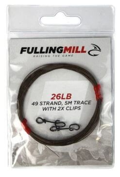 Fulling Mill Trace Wire 26lb 49 Strand