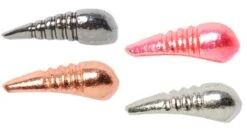 Fulling Mill Tungsten Jig Backs -Aanbevolen Winkels Voor Visuitrusting Fulling Mill Tungsten Jig Backs FMJB tungsten jig backs overzichtsfoto