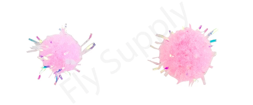 Glitter Eggs Salmon Pink 10pc 4 Glitter Eggs Salmon Pink 10pc - Afbeelding 2