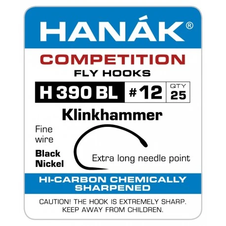 Hanak Klinkhammer H 390 BL Hooks 25 Pc 3 Hanak Klinkhammer H 390 BL Hooks 25 Pc